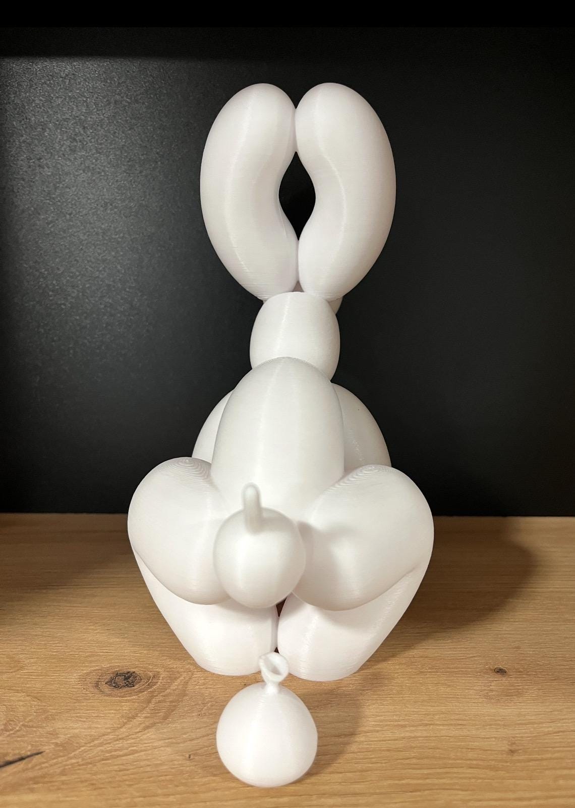 Balloon Dog Statue – Funny Balloon Animal Decor – Modern Shelf Art – Perfect Gift