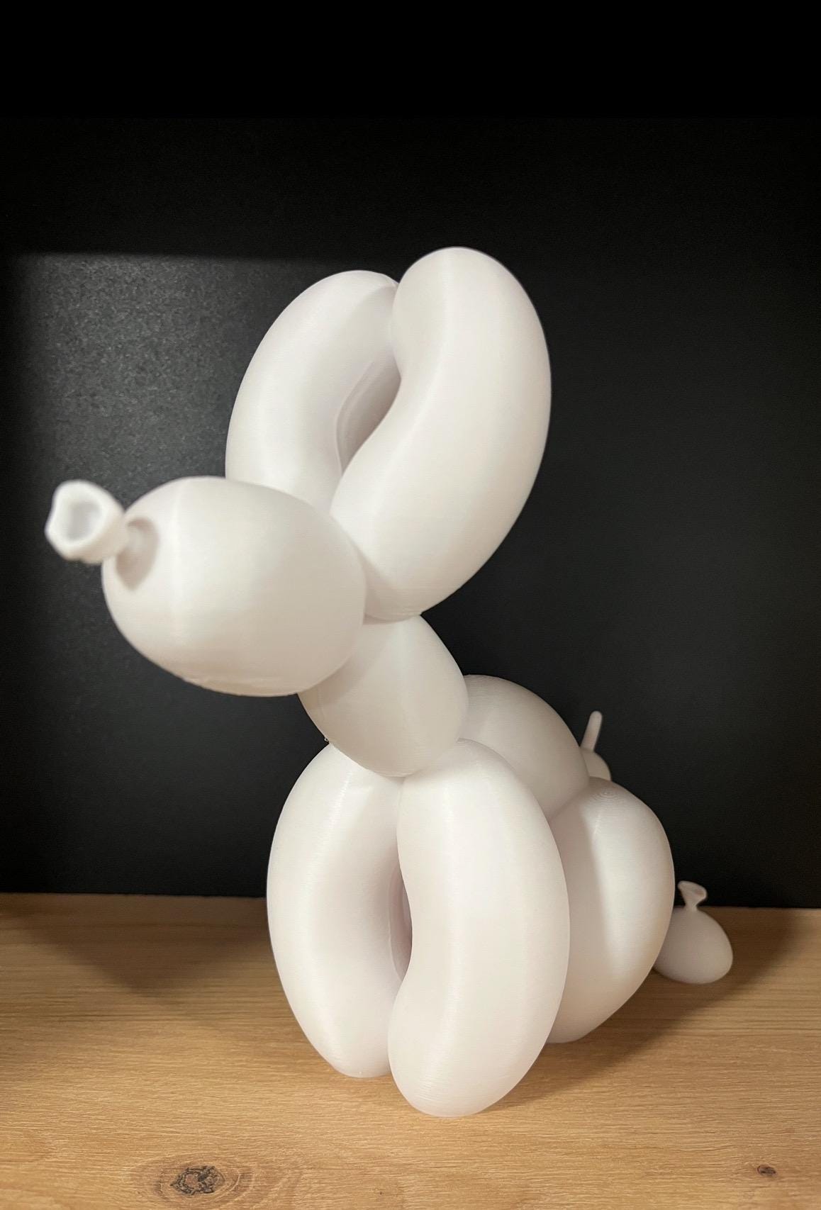 Balloon Dog Statue – Funny Balloon Animal Decor – Modern Shelf Art – Perfect Gift
