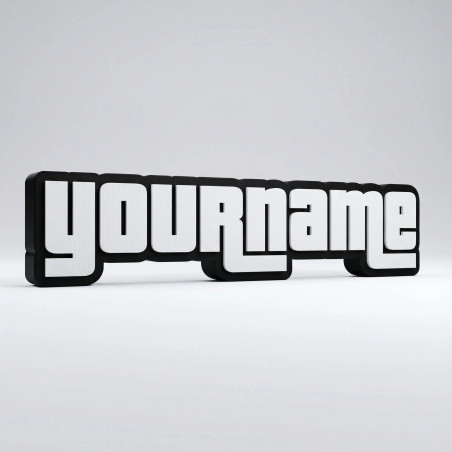Custom GTA Style Name Sign