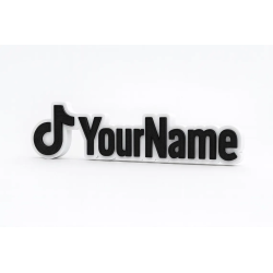 Custom TikTok 3D Name Sign