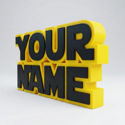 Custom StarWars Name Sign