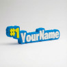 Custom Fortnite 3D Name Sign