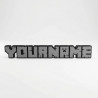Custom Maincraft style Name Sign