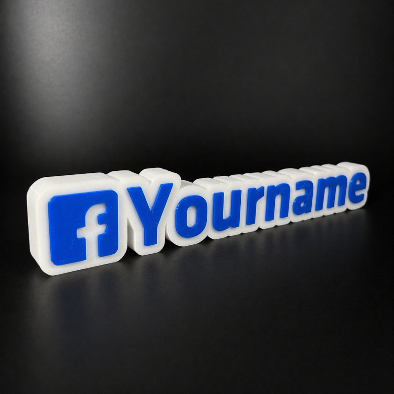 Custom Facebook Name Sign