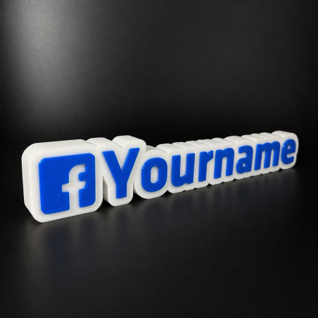 Custom Facebook Name Sign