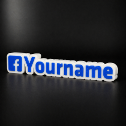 Custom Facebook Name Sign