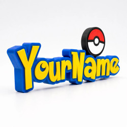 Custom Pokemon Name Sign