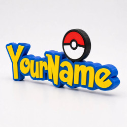 Custom Pokemon Name Sign
