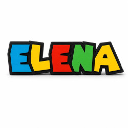 Custom Super Mario Style Name Sign