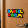 Custom Super Mario Style Name Sign