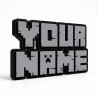 Custom Maincraft style Name Sign