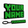 Custom Maincraft style Name Sign