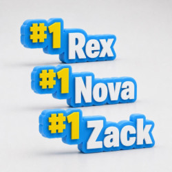 Custom Fortnite Fridge Magnet – Personalised Party Favour