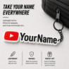 Custom YouTuber Keychain – Personalised Backpack Charm