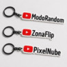 Custom YouTuber Keychain – Personalised Backpack Charm