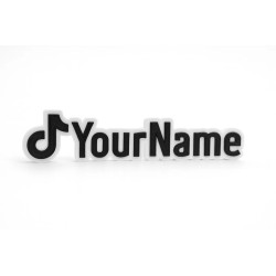 Custom TikTok Name Sign