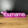 Custom name plate inspired by Barbie — pink, cute & personalized