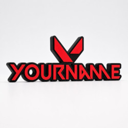 Custom Valorant Name Sign – Personalised Plaque & Plate
