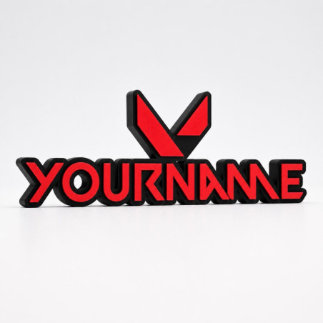 Custom Valorant Name Sign – Personalised Plaque & Plate