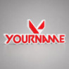 Custom Valorant Name Sign – Personalised Plaque & Plate