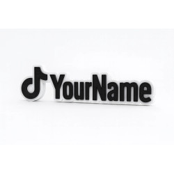 Custom TikTok Name Sign