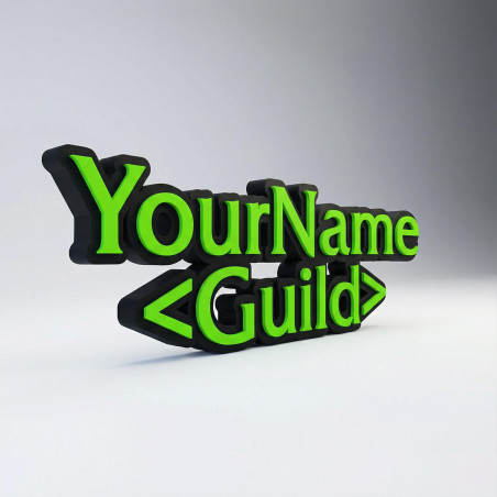 Custom WoW Name Sign