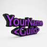 Custom WoW Name Sign – Personalised Plaque & Name Plate