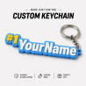 Custom Fortnite Keychain – Personalised Backpack Charm