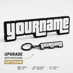 Custom GTA Name Sign – Personalised Plaque & Name Plate