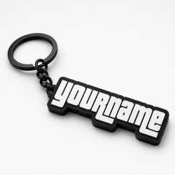 Custom GTA Keychain – Personalised Backpack Charm