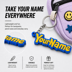 Custom Pokémon Keychain – Personalised Backpack Charm
