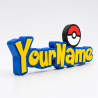 Custom Pokémon Name Sign – Personalised Plaque & Plate