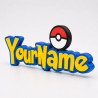 Custom Pokémon Name Sign – Personalised Plaque & Plate
