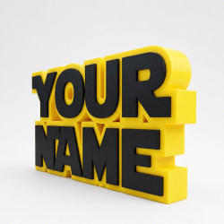 Custom Star Wars Name Sign – Personalised Name Plaque