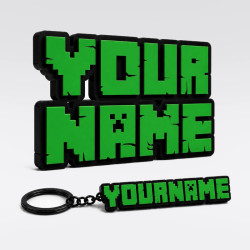 Custom Minecraft Name Sign – Personalised Plaque & Plate
