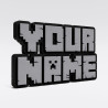 Custom Minecraft Name Sign – Personalised Plaque & Plate