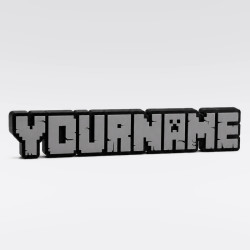Custom Minecraft Name Sign – Personalised Plaque & Plate