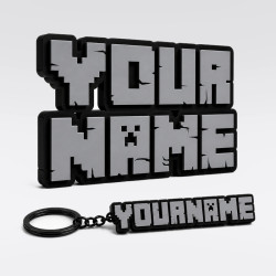 Custom Minecraft Name Sign – Personalised Plaque & Plate