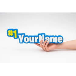 Custom Fortnite 3D Name Sign