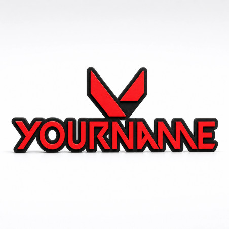Custom Valorant Name Sign – Personalised Plaque & Plate
