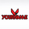 Custom Valorant Name Sign – Personalised Plaque & Plate