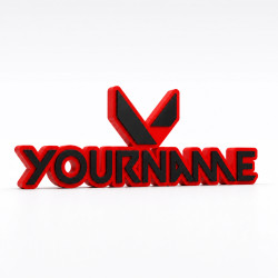 Custom Valorant Name Sign – Personalised Plaque & Plate