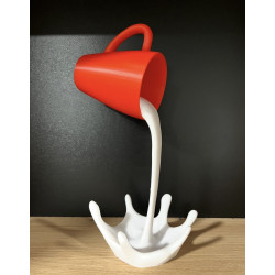 Floating Coffee Cup Sculpture