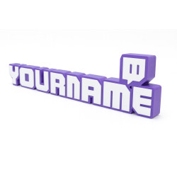Custom Twitch Name Sign