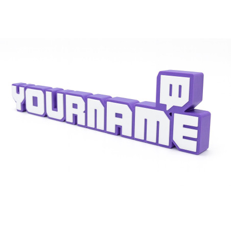 Custom Twitch Name Sign