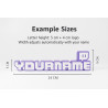 Custom Twitch Name Sign