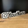 Custom Instagram Name Sign – Personalised Plaque & Plate