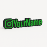 Custom Instagram Name Sign – Personalised Plaque & Plate