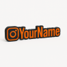 Custom Instagram Name Sign – Personalised Plaque & Plate