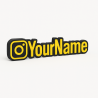 Custom Instagram Name Sign – Personalised Plaque & Plate